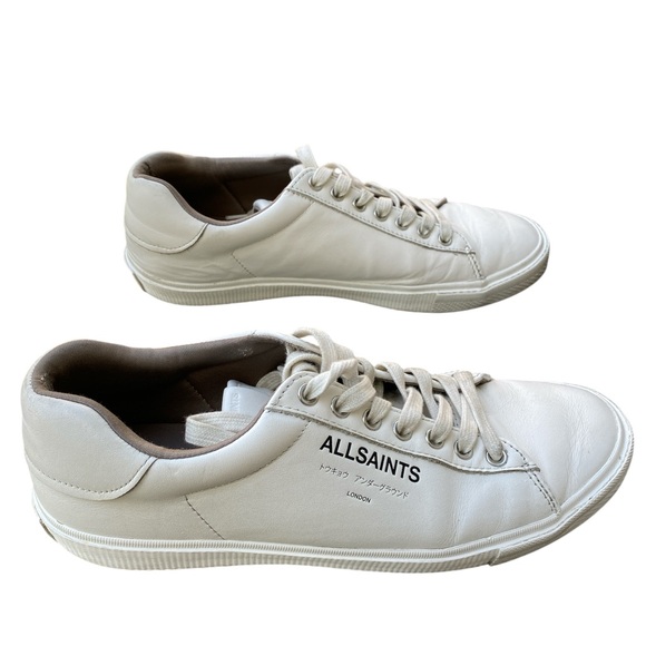 All Saints White Men's Sneakers - Picture 4 of 11